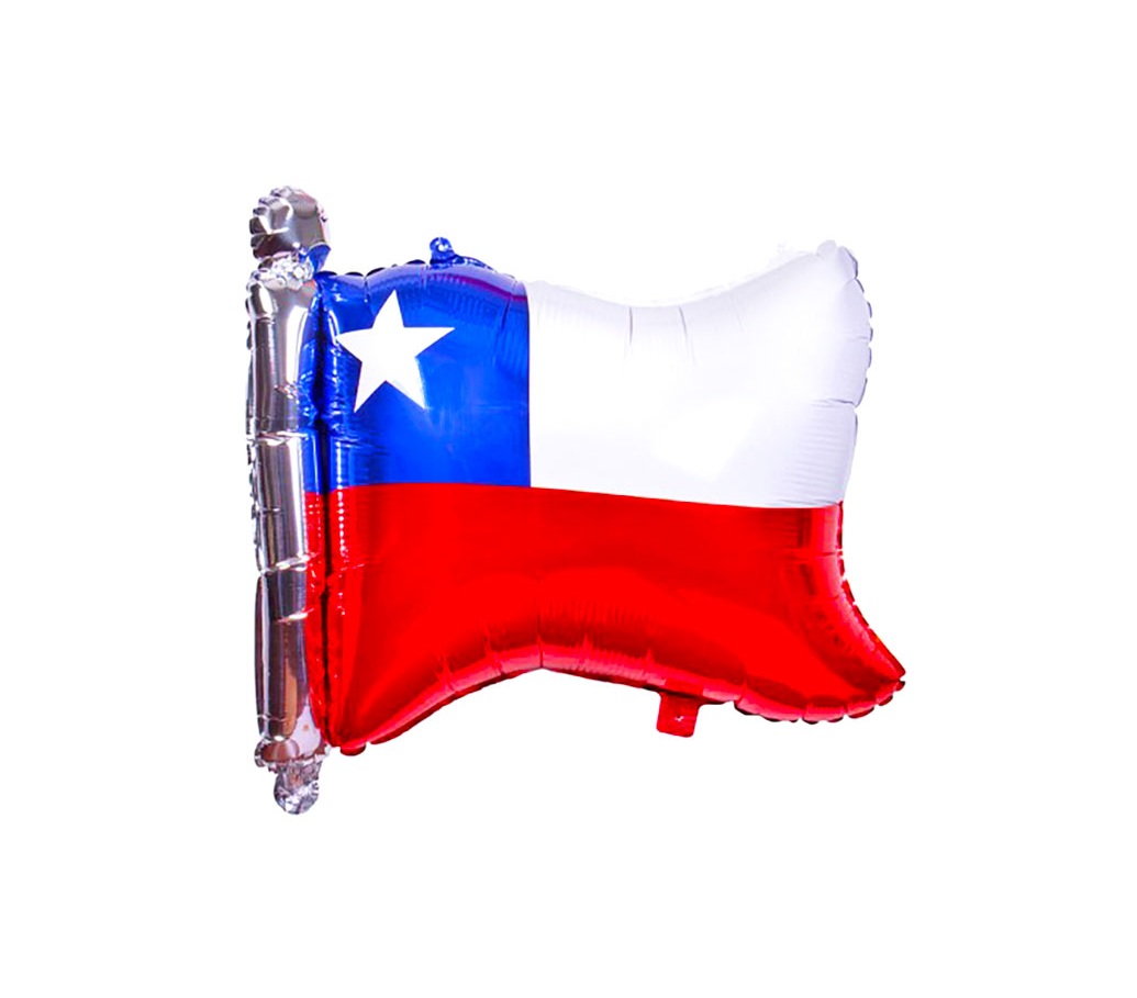 Foto Globo metalizado bandera de Chile