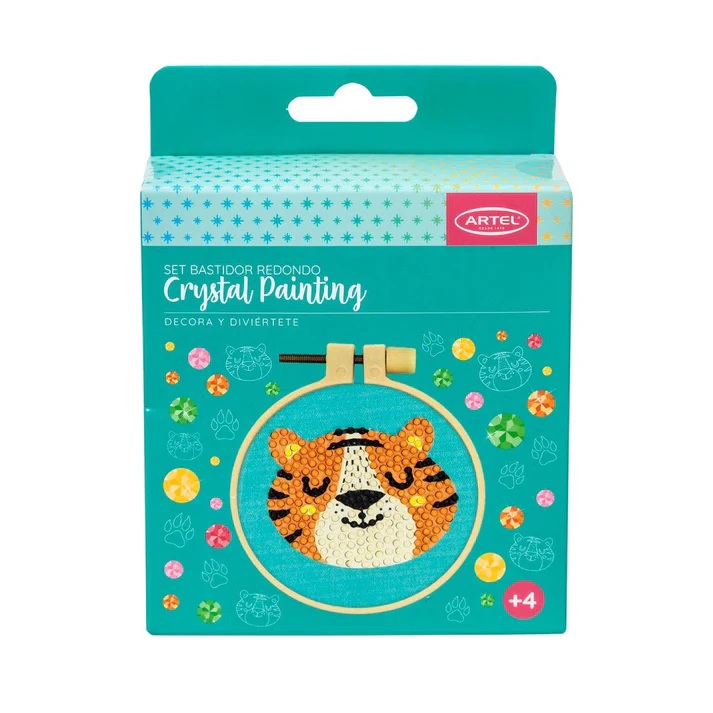 Foto Bastidor redondo pinta con diamante