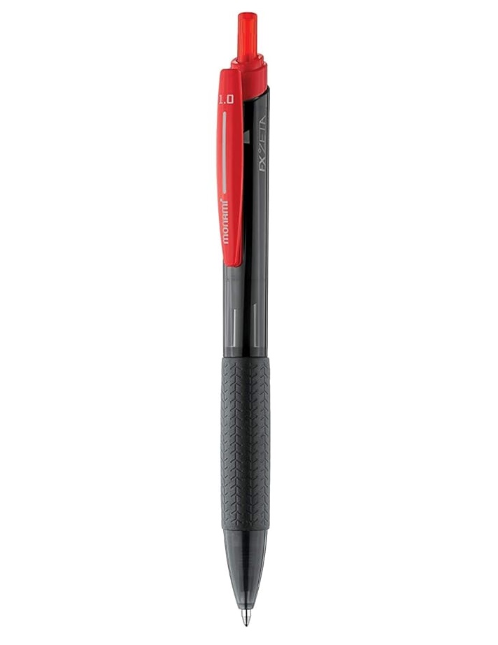 Foto Bolígrafo pasta rojo retráctil Fx Zeta 0.7mm