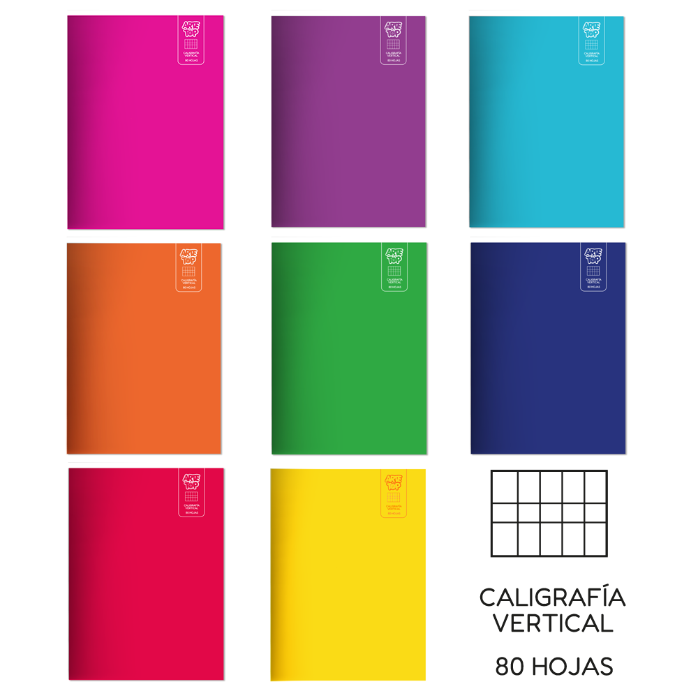 Foto Cuaderno college 80 hojas Caligrafía Vertical