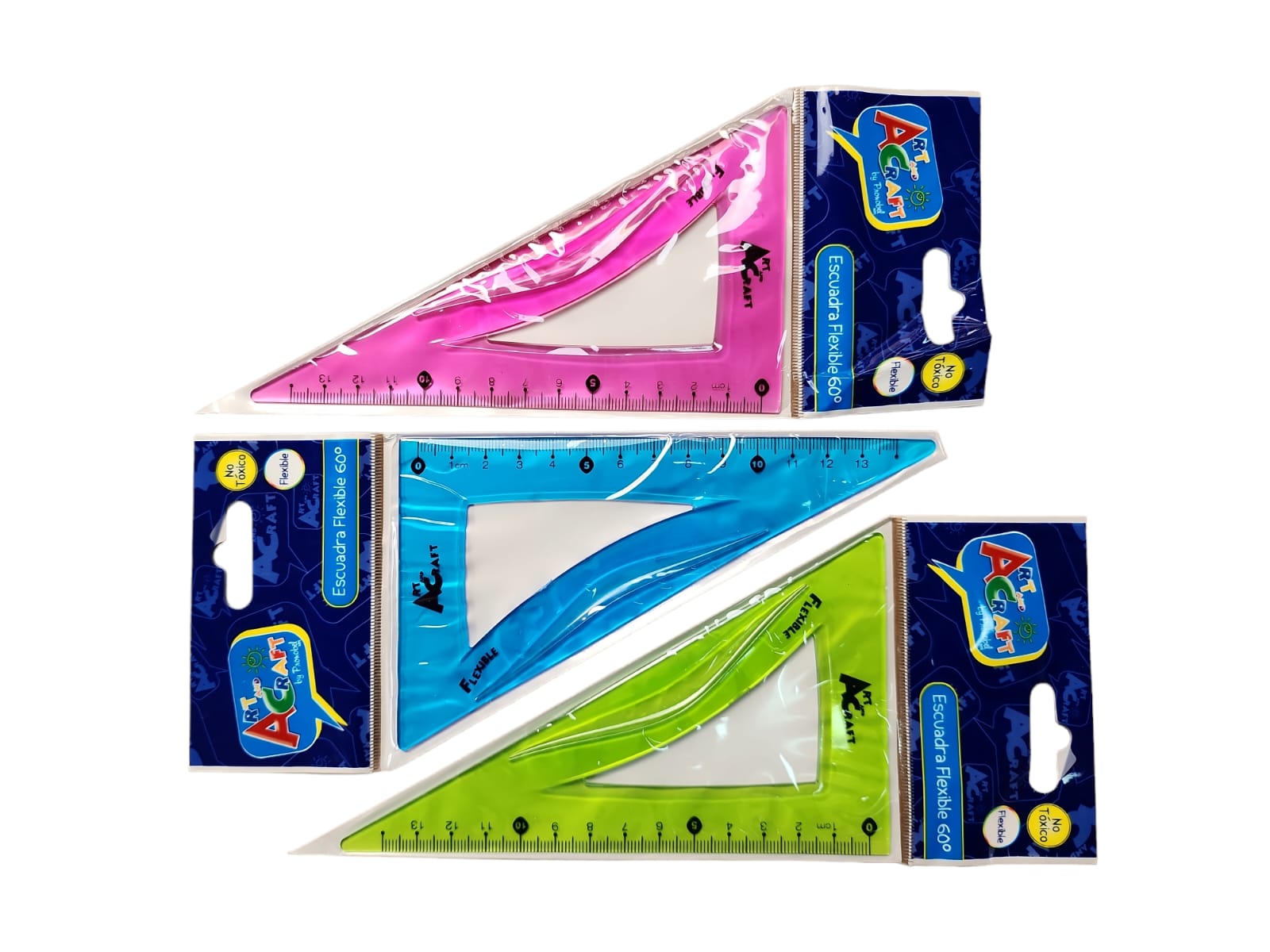 Foto Escuadra flexible de colores 60