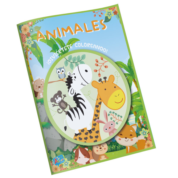 Foto Libro para colorear infantil Animales