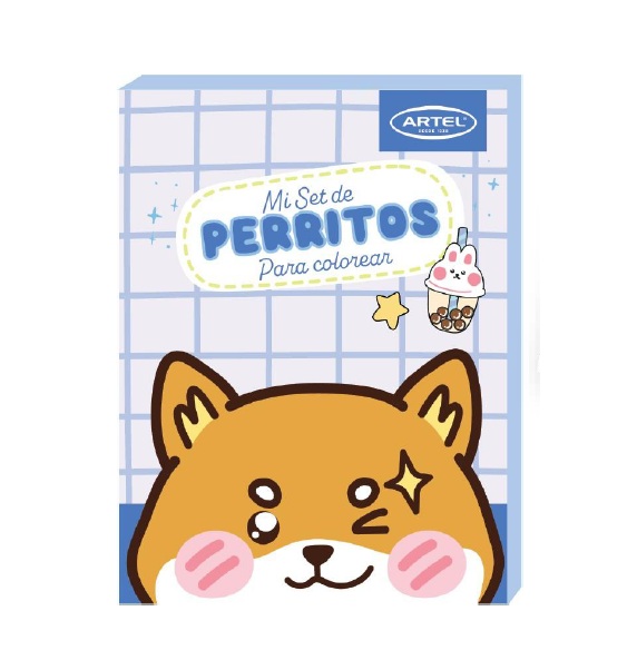 Foto Mi set de Regalo para colorear de Perritos