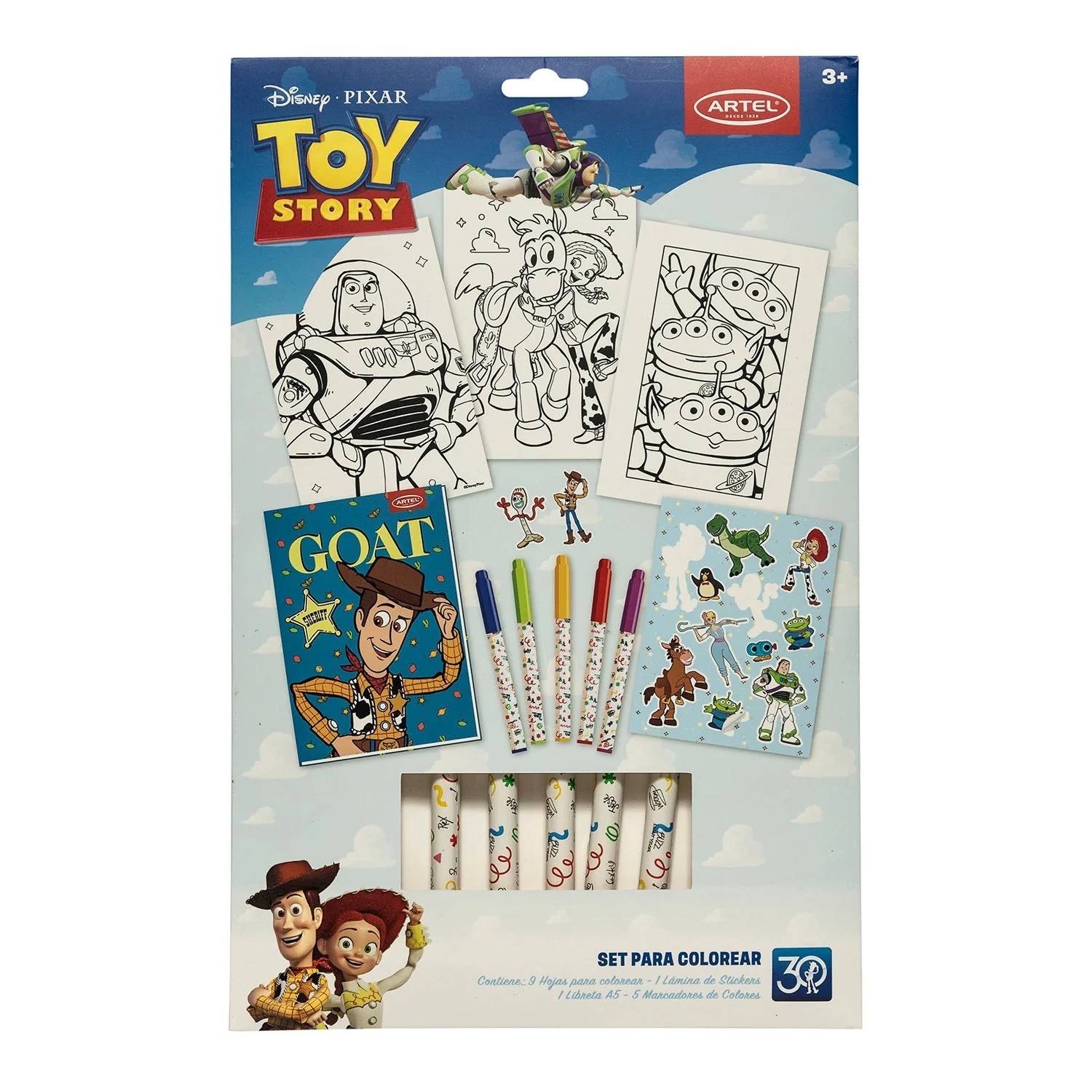 Foto Set de regalo para colorear Toy Story