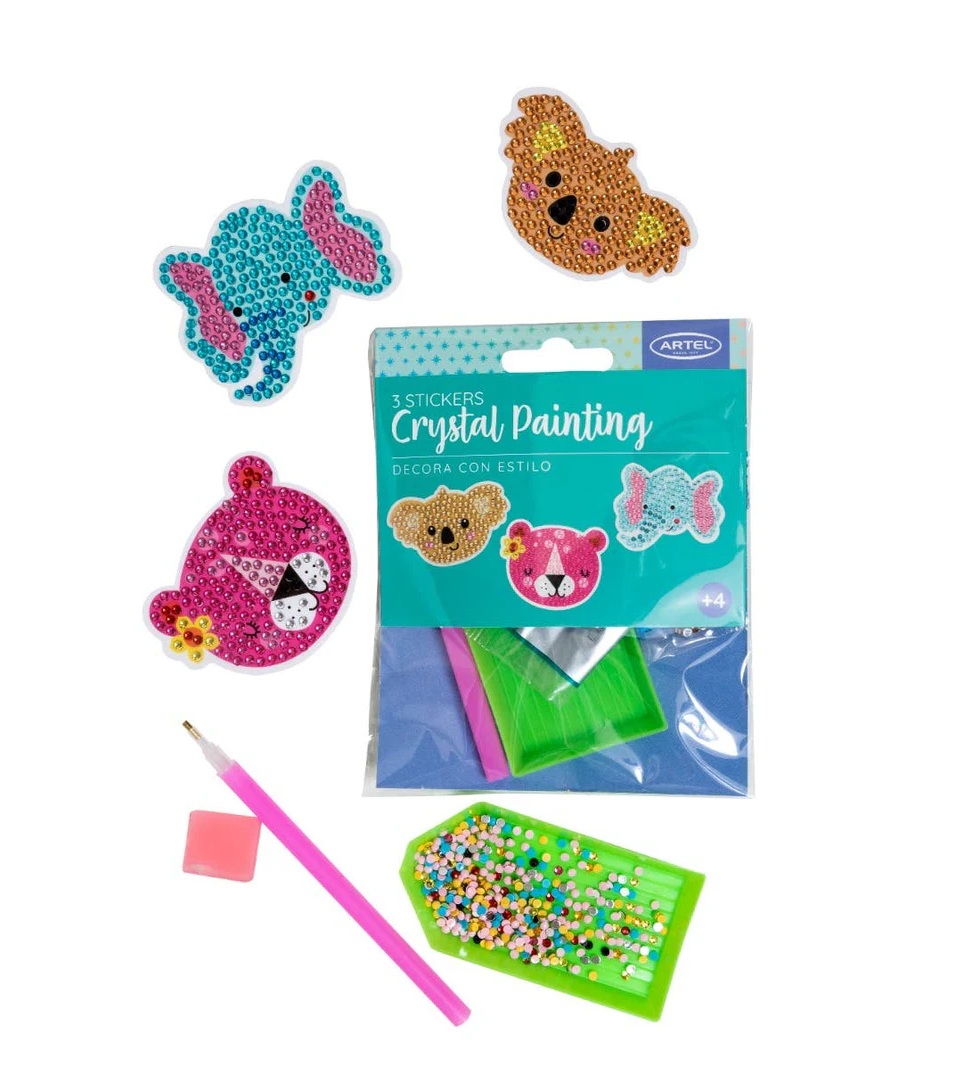 Foto Set de stickers pinta con diamante