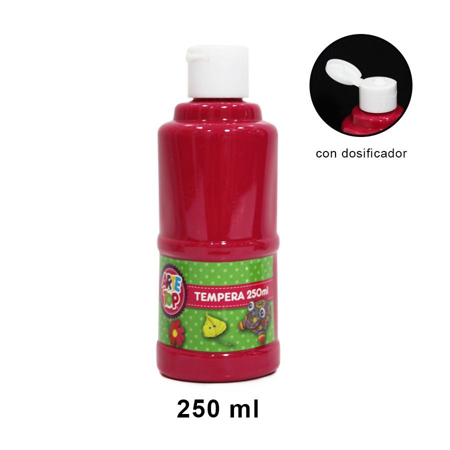 Foto Frasco témpera 250ml Fucsia